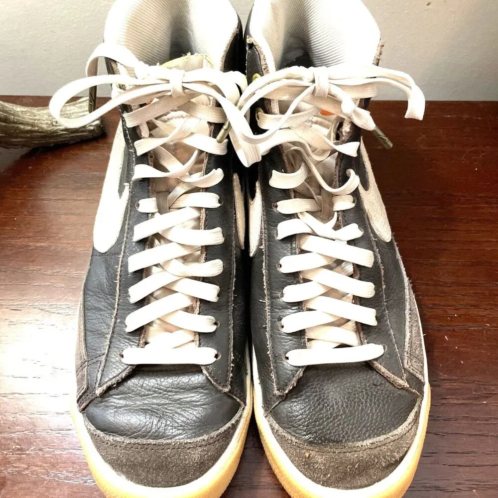 Nike Blazer '77 Mid Leather Lace-Up Men's Velvet Brown Gum DC1706-200 Sz 10